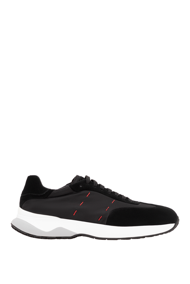 Kiton black sneakers with red accents 194716 - photo 1