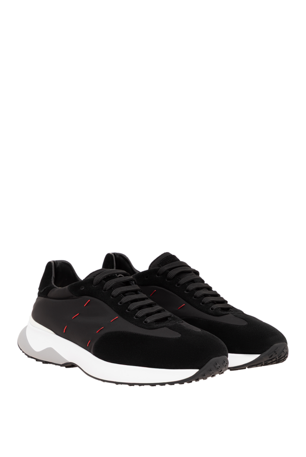 Kiton black sneakers with red accents 194716 - photo 3