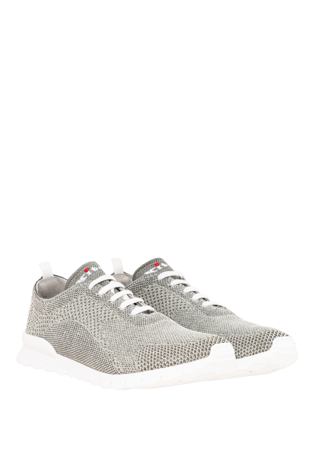 Kiton gray knit sneakers with a lightweight sole 194717 - photo 3