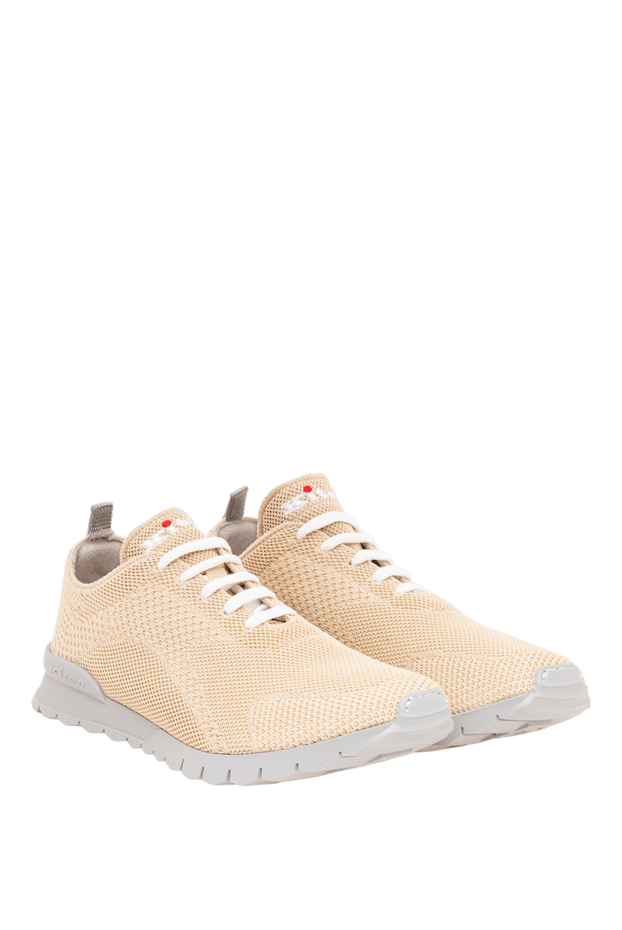 Kiton beige knit sneakers with flexible soles 194719 - photo 3