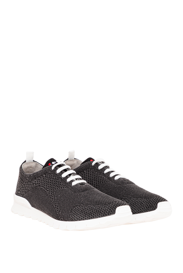 Kiton anthracite and black knit sneakers with an ultra-light sole 194722 - photo 3