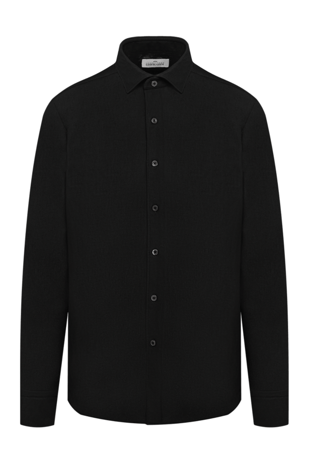 Alessandro Gherardi men's black cotton slim-fit shirt 194750 - photo 1