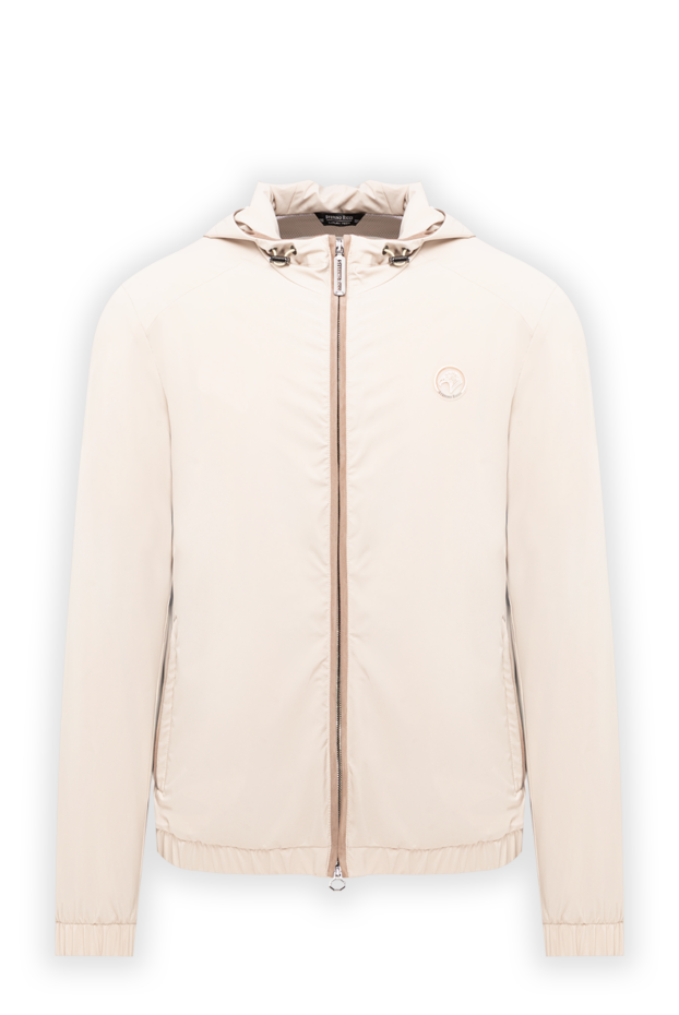 Stefano Ricci light beige lightweight windbreaker with a drawstring hood 194812 - photo 1