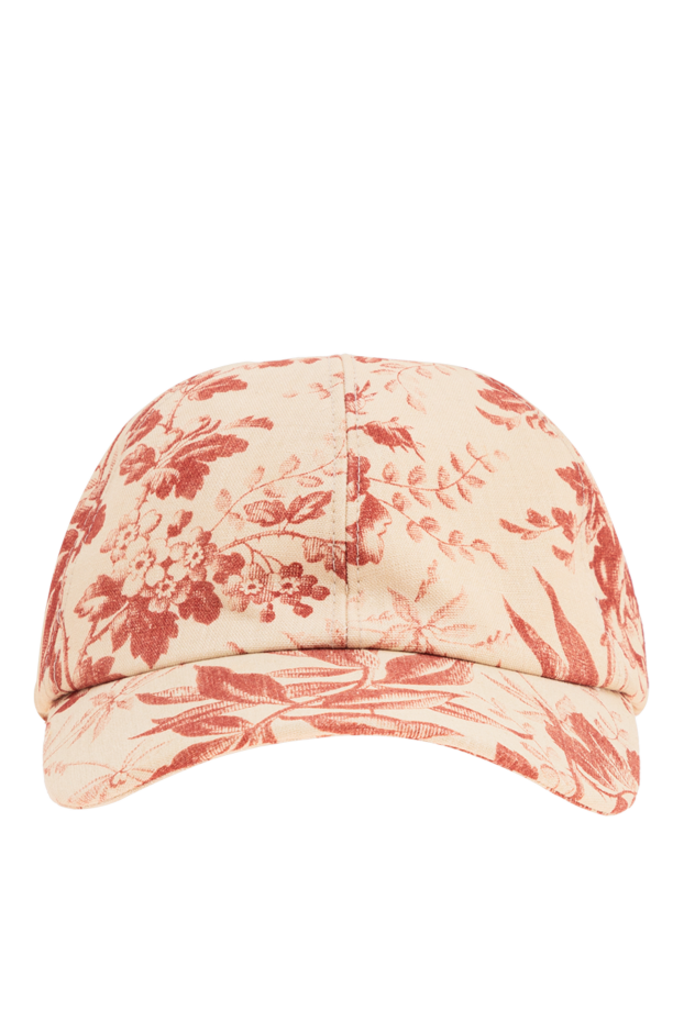 Gucci herbarium beige floral print baseball cap 194825 - photo 1