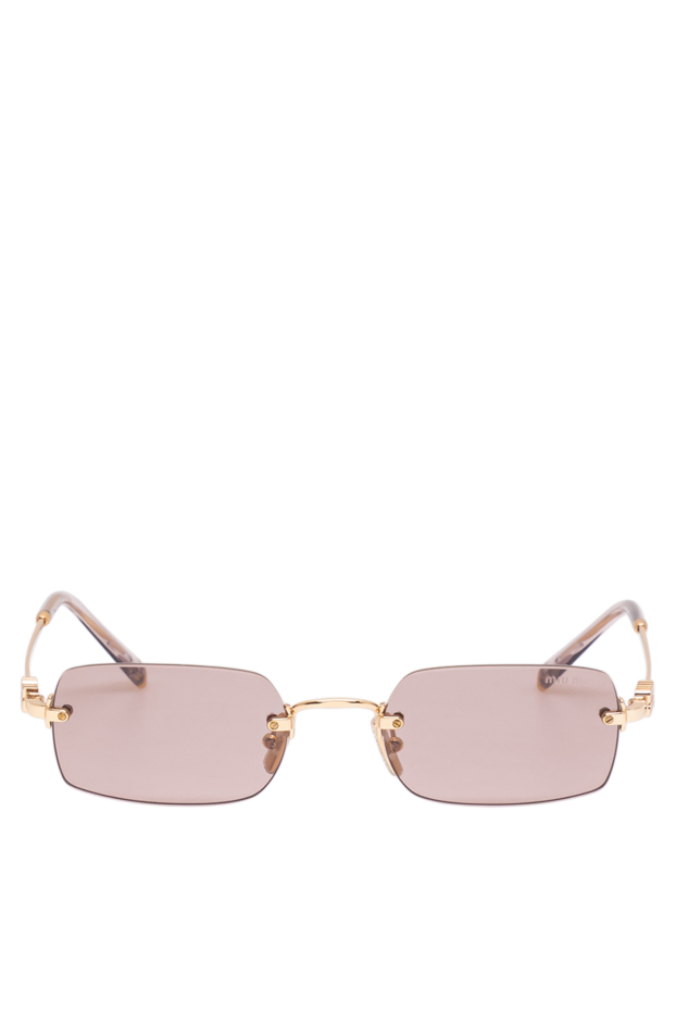 Miu Miu women's rimless slim rectangular sunglasses 194833 - photo 1