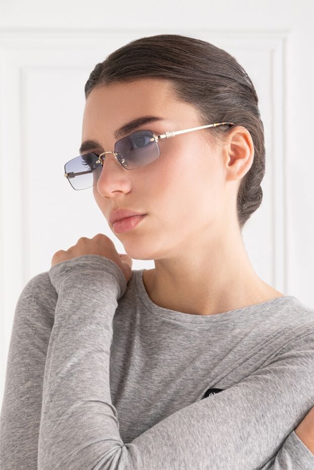 Miu Miu rectangular rimless sunglasses with gradient lenses 194834 - photo 2