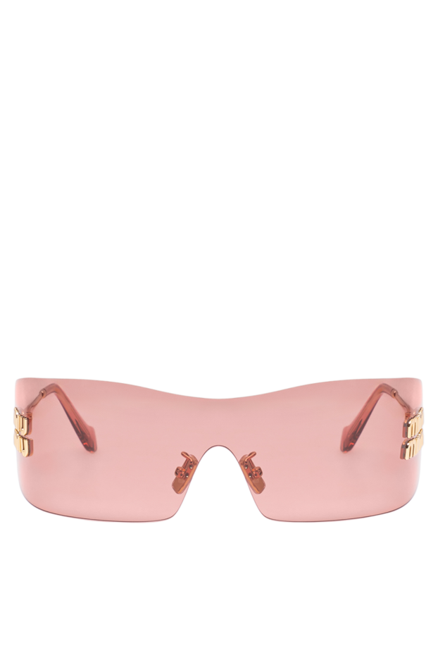 Miu Miu mono lens sunglasses with gold details 194835 - photo 1