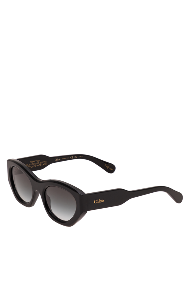 Chloe women's cat-eye sunglasses with chunky black frames 194876 - photo 3