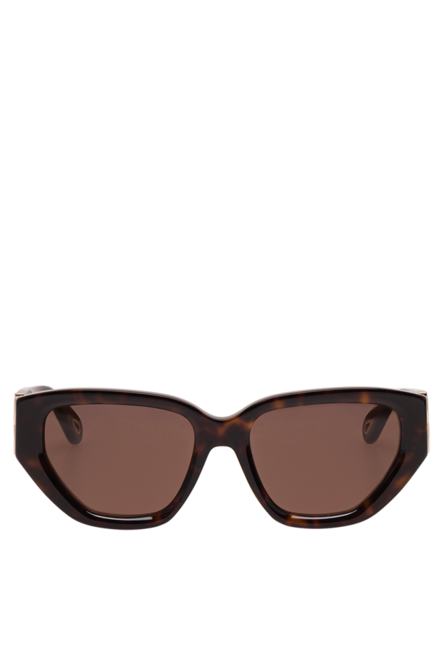Chloe women's geometric sunglasses with tortoiseshell frames 194878 - photo 1
