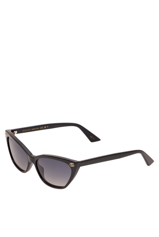 Gucci women's black acetate cat eye sunglasses 194890 - photo 3