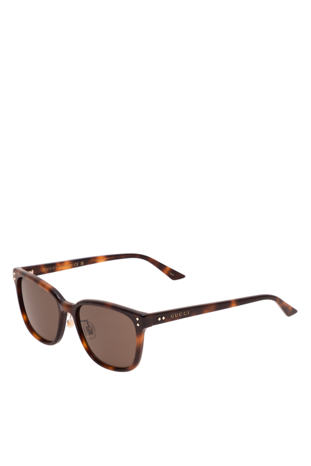 Gucci women's rectangular sunglasses with tortoiseshell frames 194903 - photo 3