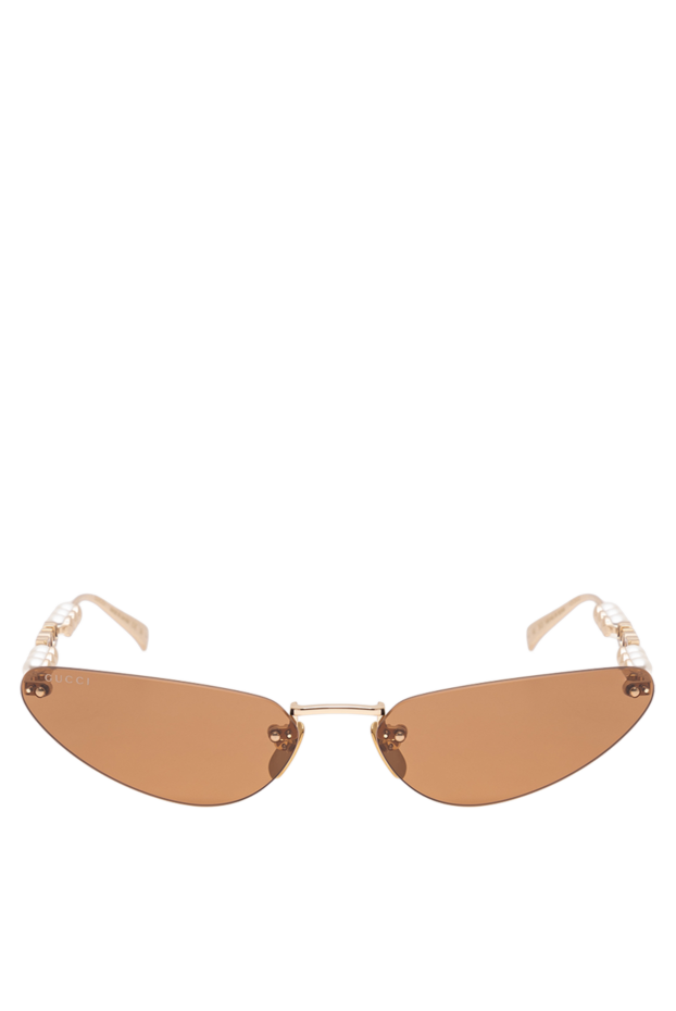 Gucci narrow rimless cat eye sunglasses with pearls 194905 - photo 1