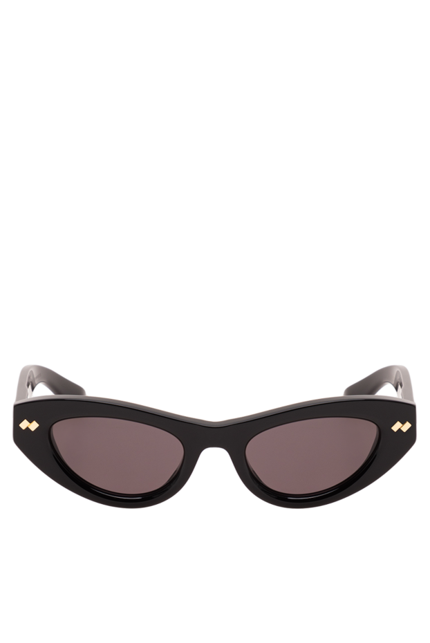 Bottega Veneta black women's cat eye sunglasses with chunky frames 194915 - photo 1