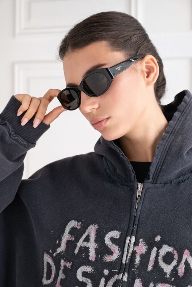 Balenciaga sunglasses with a massive oval-shaped plastic frame 194924 - photo 2