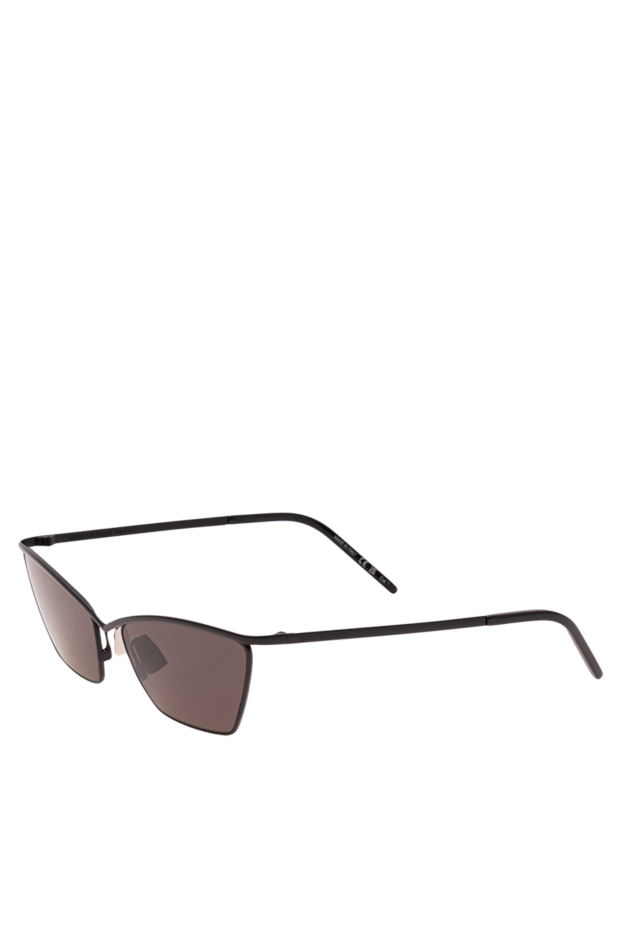 Saint Laurent metal cat eye sunglasses with v-shaped bridge and gray lenses 194936 - photo 3