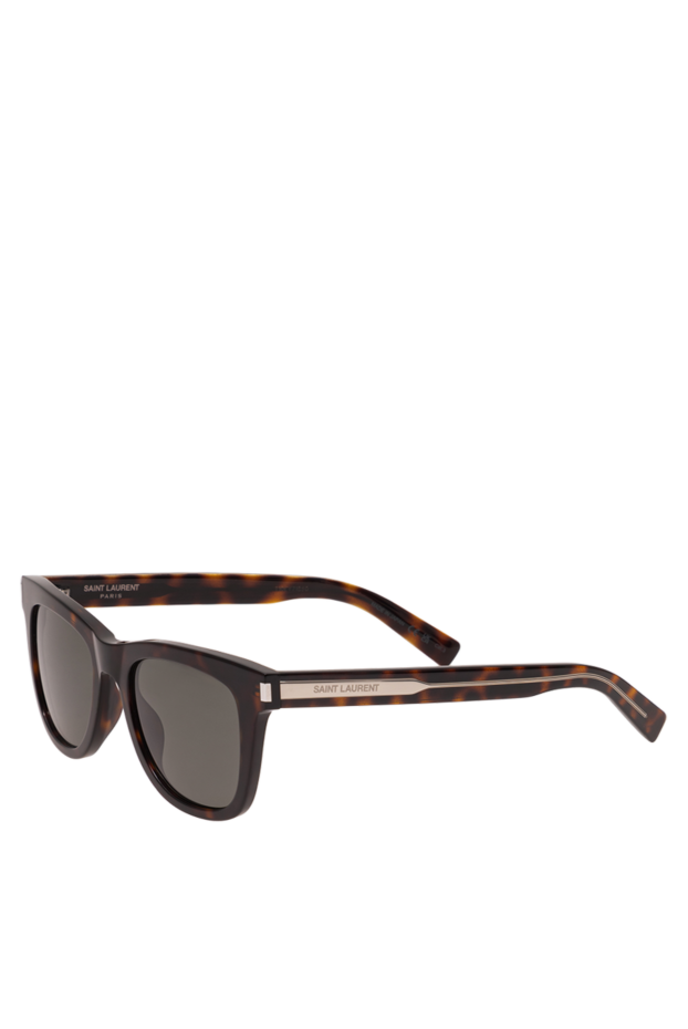 Saint Laurent rectangular tortoiseshell sunglasses with metal temples 194939 - photo 3
