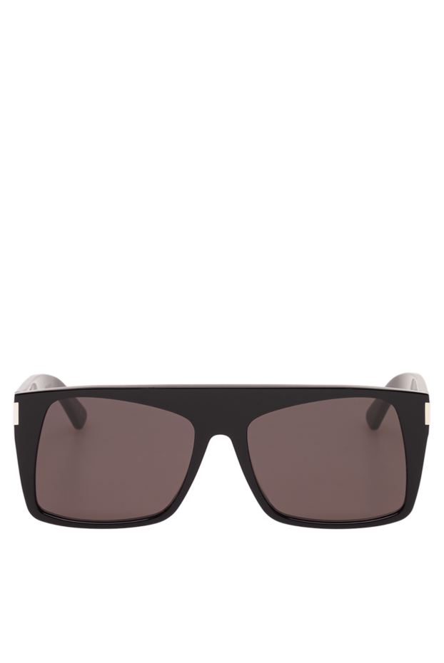 Saint Laurent square sunglasses with a completely flat top and smoked lenses 194940 - photo 1