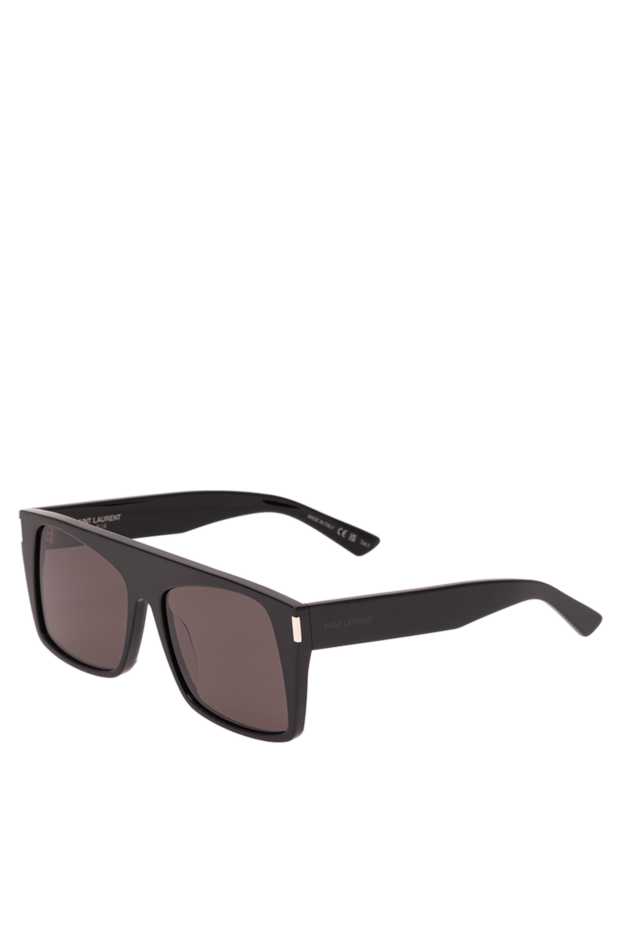 Saint Laurent square sunglasses with a completely flat top and smoked lenses 194940 - photo 3