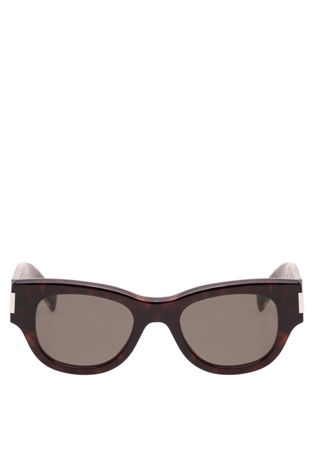 Saint Laurent cat eye sunglasses in tortoiseshell frames with silver plates 194941 - photo 1