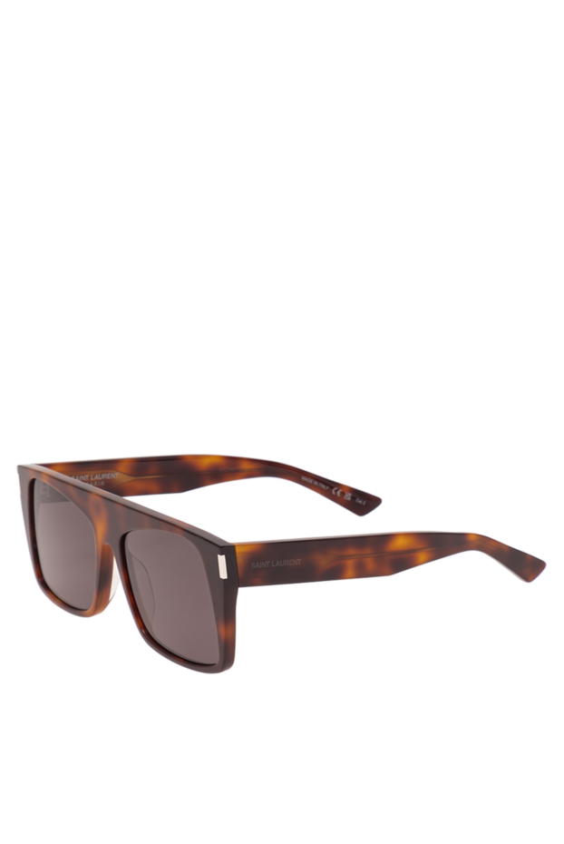 Saint Laurent tortoiseshell sunglasses with a completely flat top and gradient lenses 194945 - photo 3