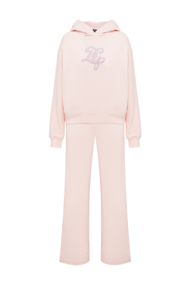 Dolce & Gabbana soft pink fleece hooded tracksuit 195015 - photo 1