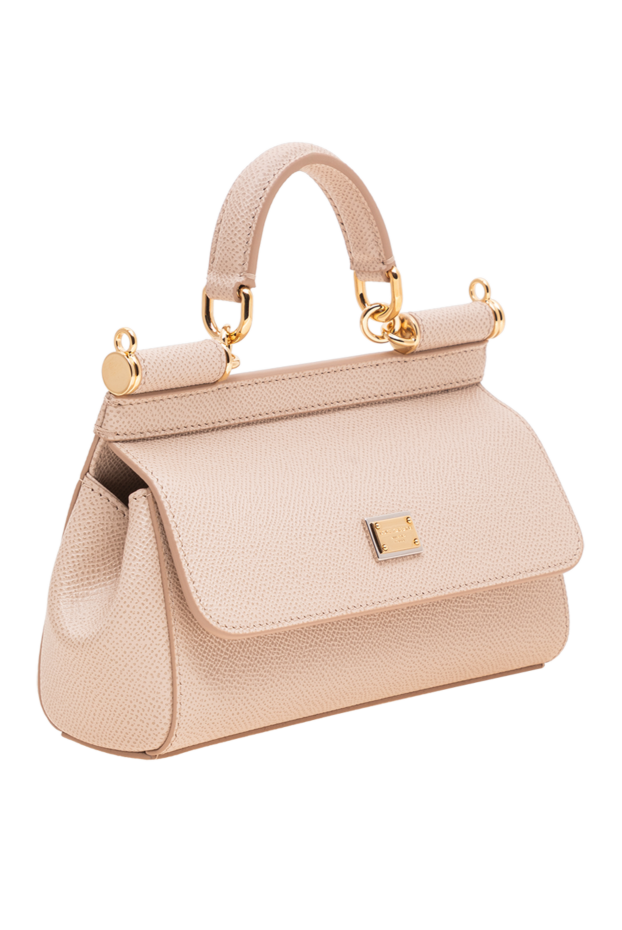 Dolce & Gabbana small sicily bag in pink dauphine calfskin 195018 - photo 3