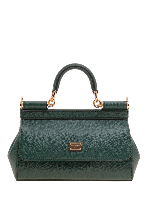 Dolce & Gabbana small sicily bag in green dauphine calfskin 195019 - photo 1