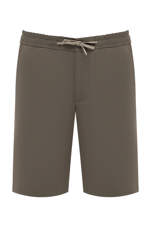 Men's premium quality Bermuda shorts in khaki color - photo 1