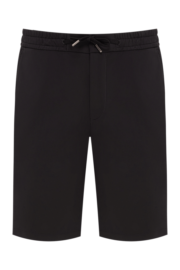 Cesare di Napoli men's deep black smooth bermuda shorts 195087 - photo 1