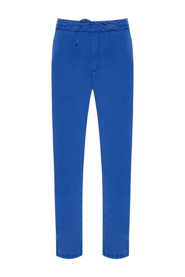 Zilli men's bright blue casual straight-leg trousers 195322 - photo 1
