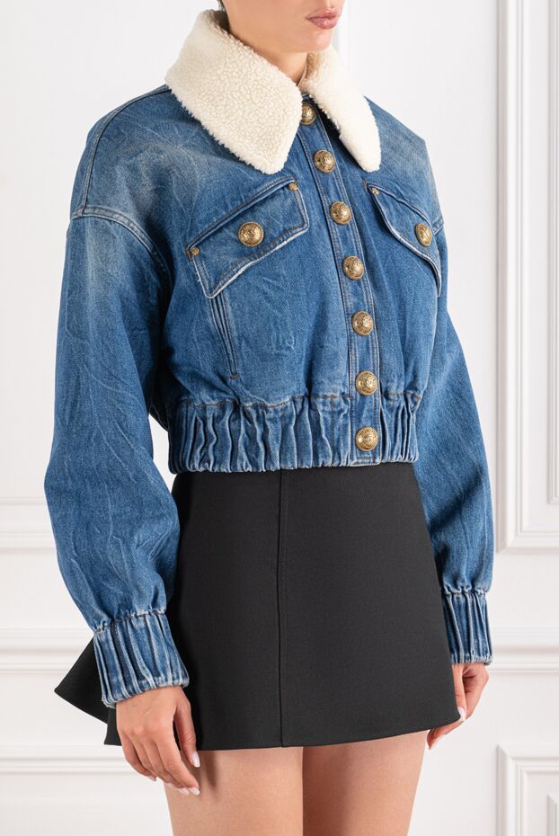Balmain куртка джинсова 195359 - фото 3