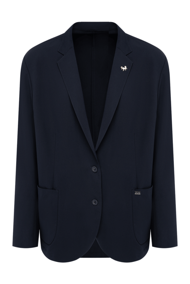 Tombolini dark blue lightweight blazer made of technical stretch jersey 195437 - photo 1