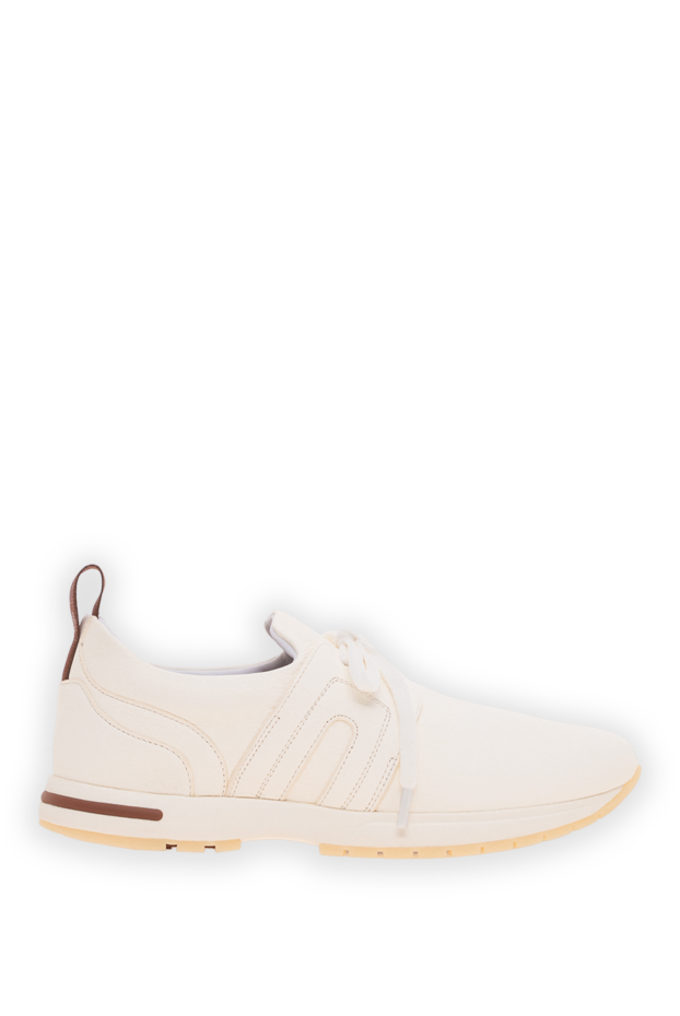 Loro Piana 360 lp flexy walk white leather sneakers 195884 - photo 1