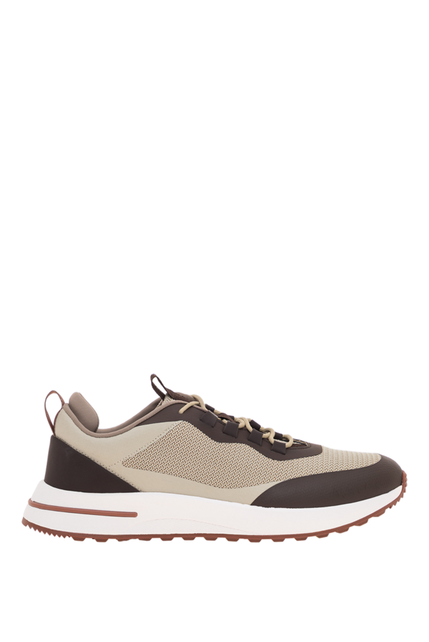 Loro Piana week-end walk sneakers in a combination of 3d knit and smooth nappa leather 195903 - photo 1
