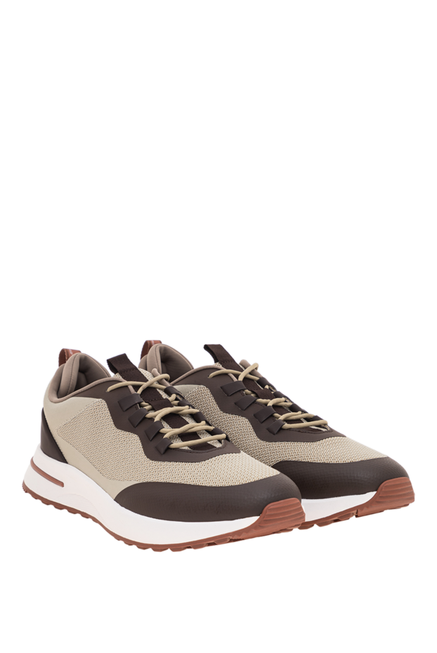 Loro Piana week-end walk sneakers in a combination of 3d knit and smooth nappa leather 195903 - photo 3