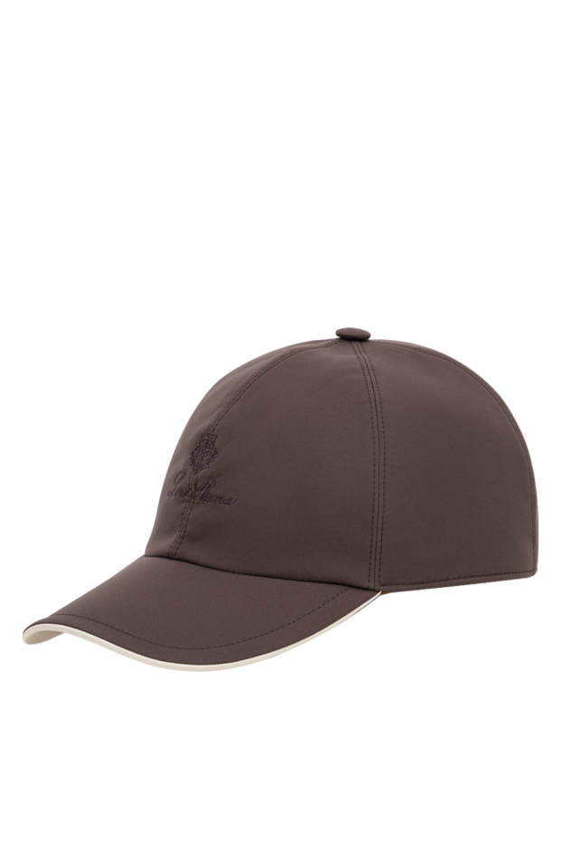 Loro Piana classic men's baseball cap made of technical microfiber with light piping 195912 - photo 3