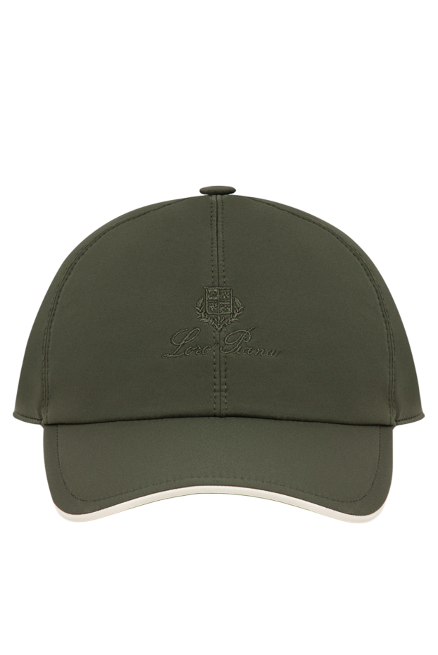 Loro Piana men's khaki baseball cap made of technical microfiber 195915 - photo 1