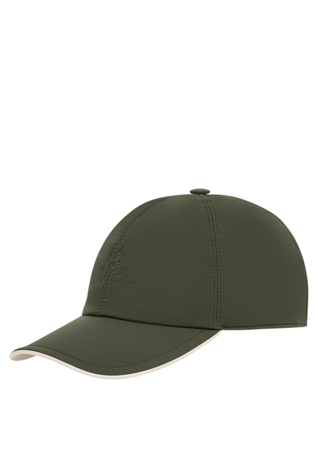 Loro Piana men's khaki baseball cap made of technical microfiber 195915 - photo 3