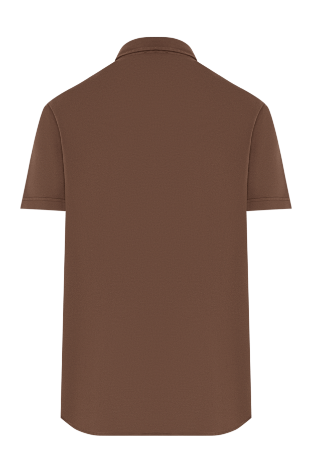 Loro Piana brown cotton polo shirt with short sleeves 195919 - photo 2