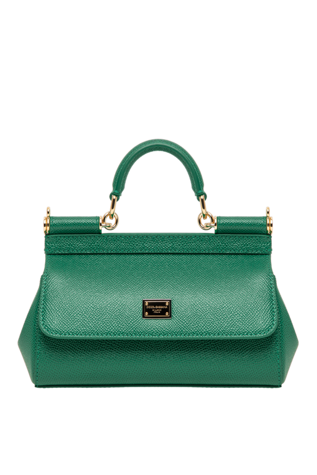 Dolce & Gabbana small green sicily bag in dauphine calfskin 196358 - photo 1