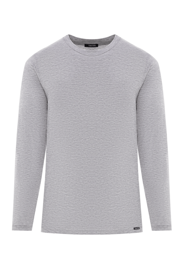 Tom Ford basic grey long sleeve top made of ultra-soft jersey 196368 - photo 1