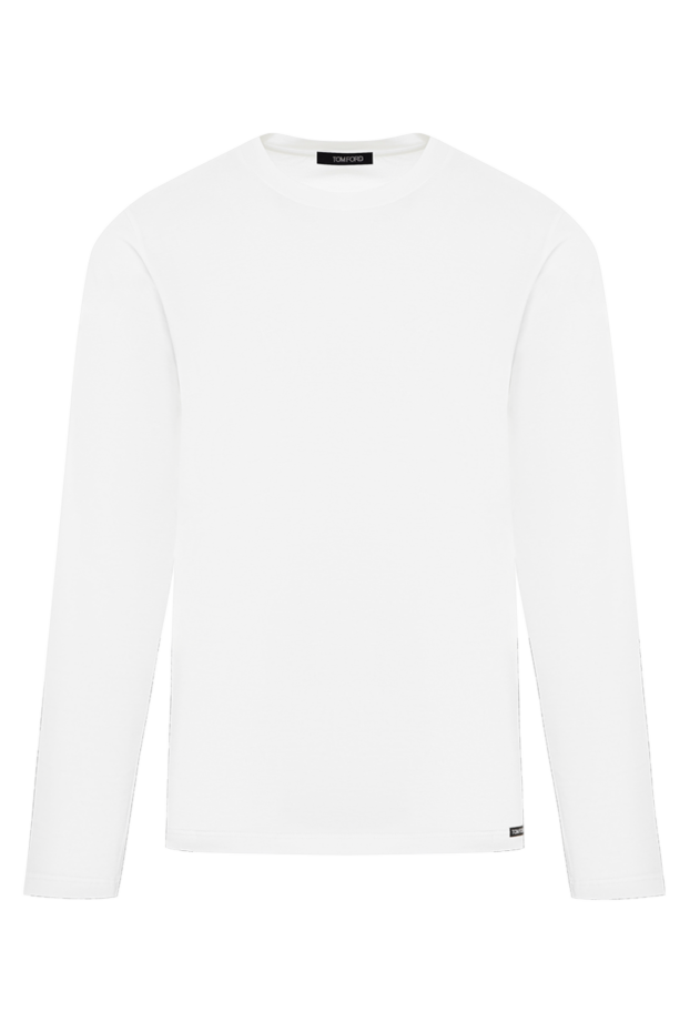 Tom Ford basic white long sleeve top made of ultra-soft organic jersey 196370 - photo 1
