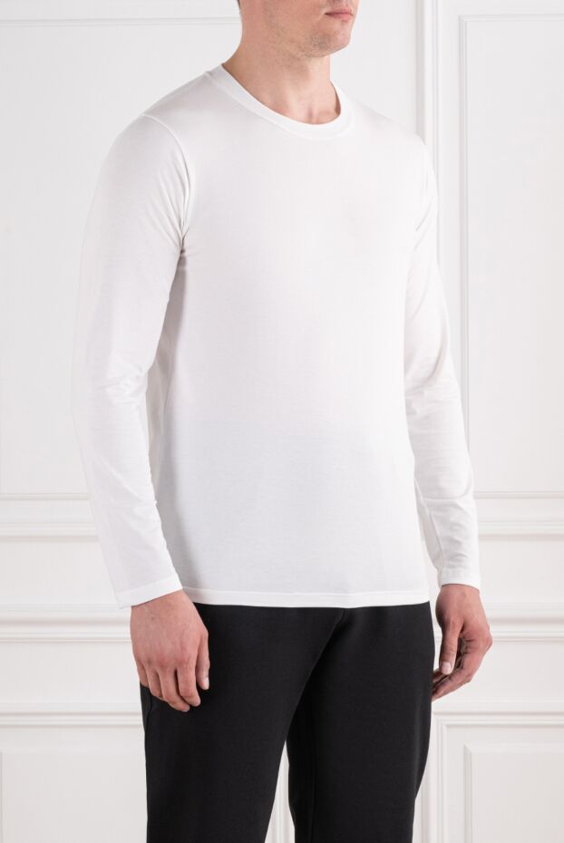 Tom Ford basic white long sleeve top made of ultra-soft organic jersey 196370 - photo 3