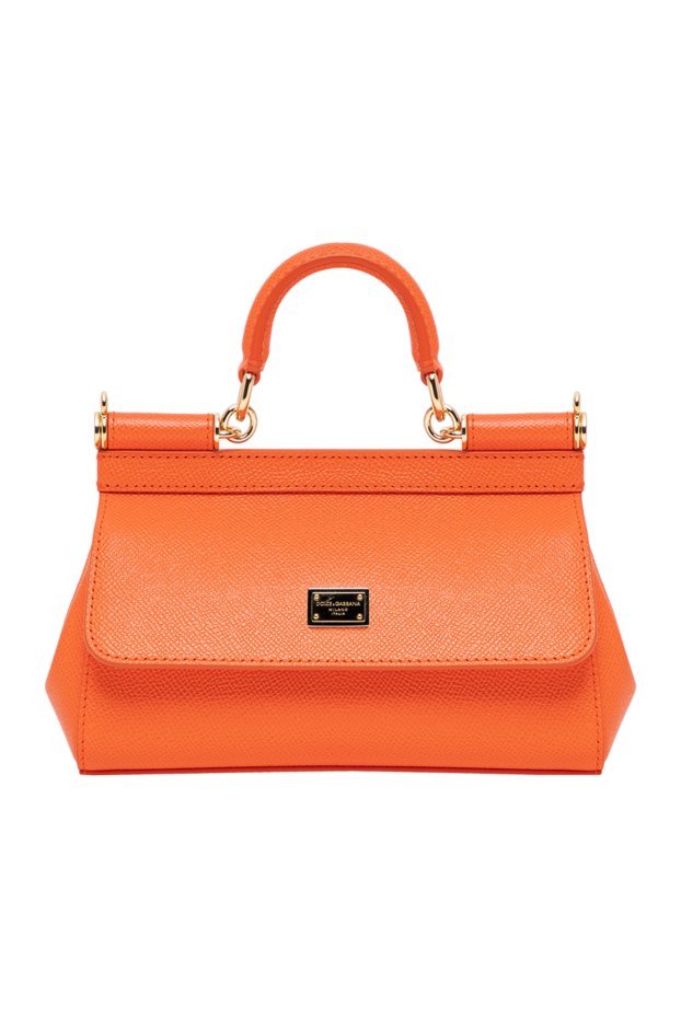 Dolce & Gabbana orange sicily mini calfskin bag 196386 - photo 1