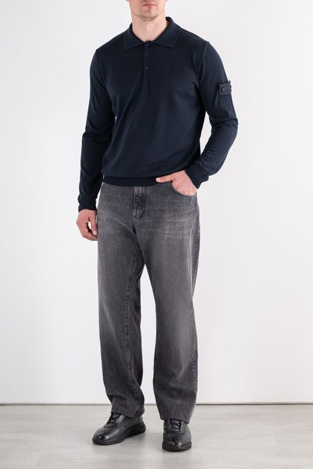 Dolce & Gabbana grey skinny jeans with a distressed effect and a metal plate on the pocket 196390 - photo 2