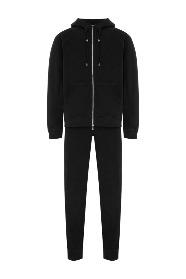 Moorer black men's suit made of thick cotton with a hood 196392 - photo 1