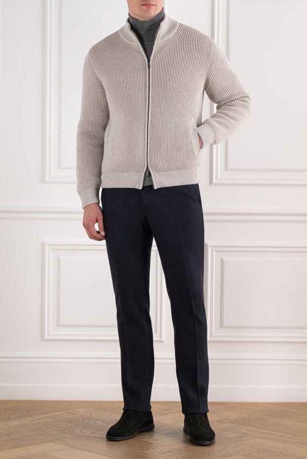 Moorer knitted jacket made of selected wool with a technical lining 196403 - photo 2
