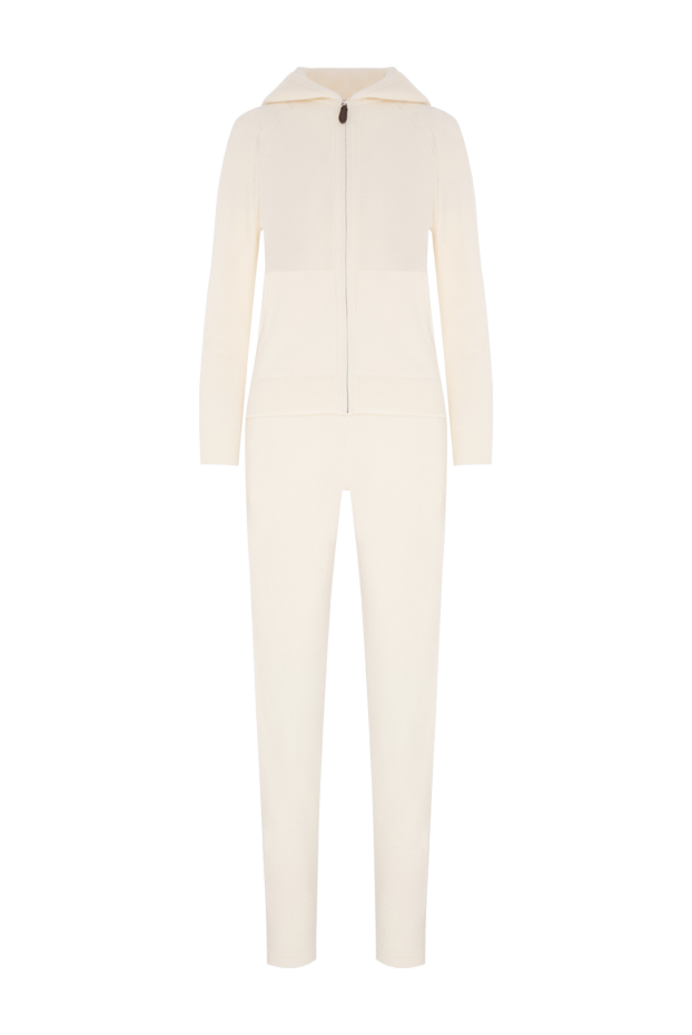 Loro Piana cashmere knit suit consisting of a zip-up hoodie and tapered trousers 196441 - photo 1