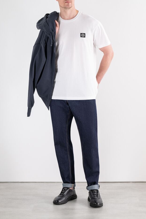 Dolce & Gabbana straight-leg dark blue jeans with contrast stitching 196638 - photo 2