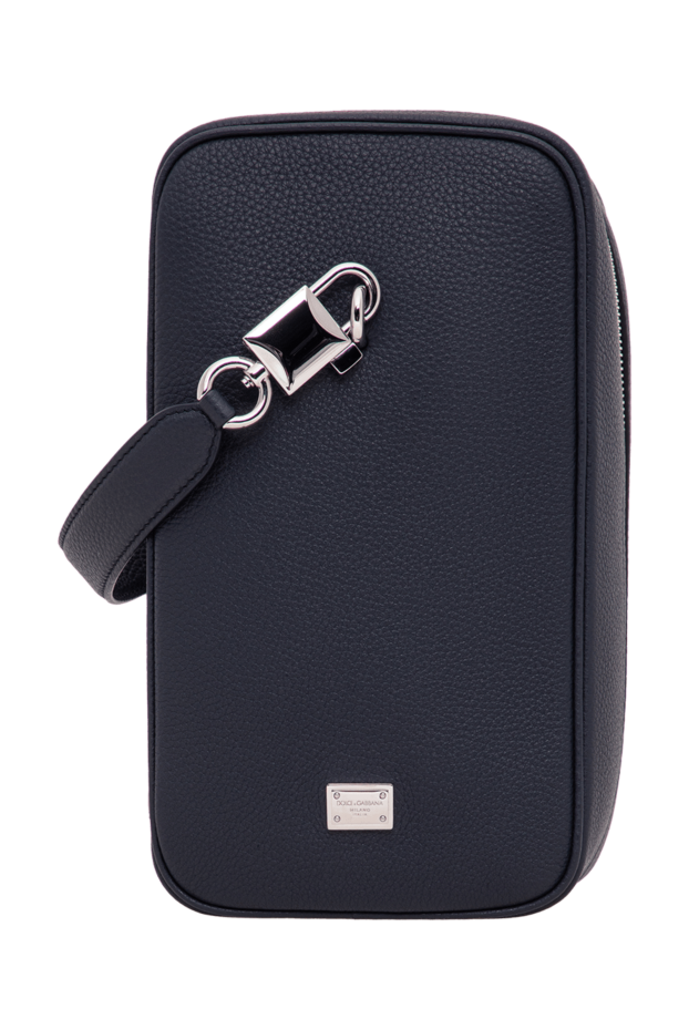 Dolce & Gabbana lock bag made of blue calfskin 196643 - photo 1